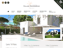 Tablet Screenshot of calvi-location-villa.com